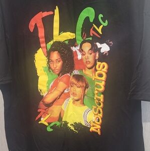 Black TLC No Scrubs Graphic T-Shirt - SZ XXL